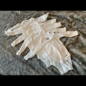 5 Gerber Preemie long sleeve onesies